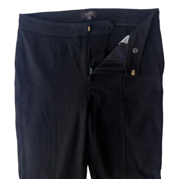 NYDJ Women's Betty Ankle High Rise Pants in Ponte Knit Black M11Z1814  sz 10 - Picture 14 of 14